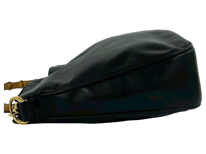 Gucci Black Bamboo Handtasche Schwarz - Ansicht 5