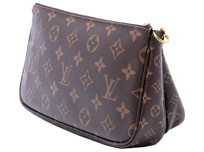 Louis Vuitton Brown Monogram Multi Pochette Accessoires Castaño - vista 2
