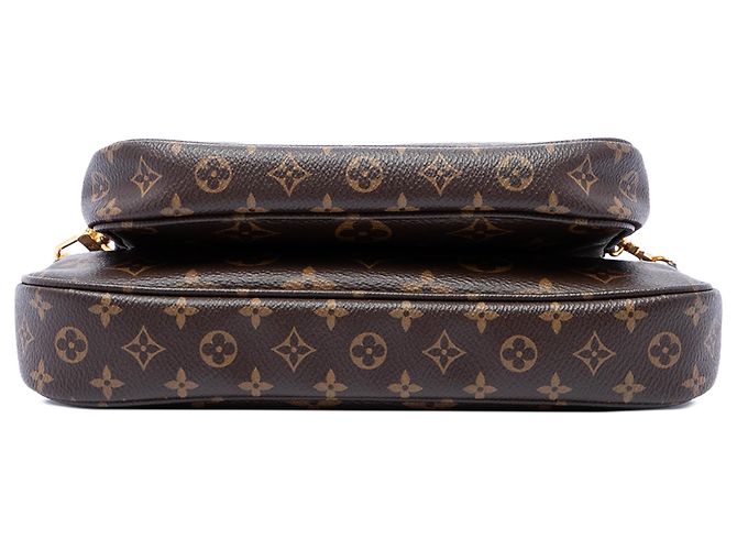 Louis Vuitton Brown Monogram Multi Pochette Accessoires Castaño - vista 3