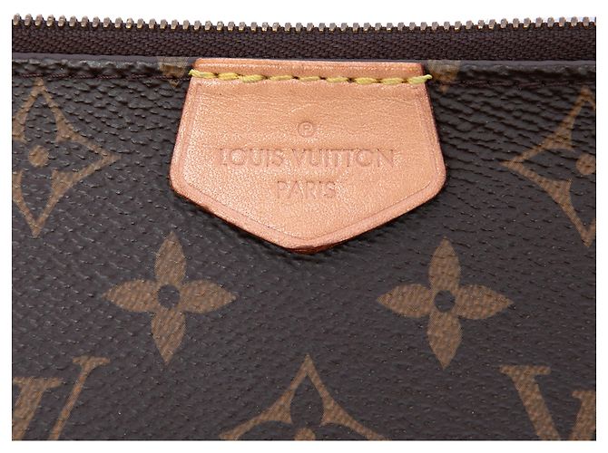 Louis Vuitton Brown Monogram Multi Pochette Accessoires Castaño - vista 5