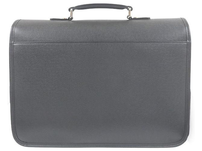 Borsetta Louis Vuitton Anton in Taiga grigio Marrone - vista 2