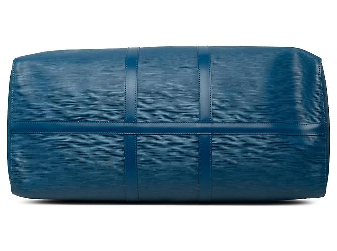 Louis Vuitton Blue Epi Keepall 55 Blau - Ansicht 3