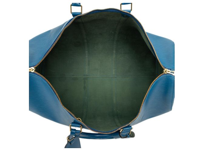 Louis Vuitton Blue Epi Keepall 55 Blau - Ansicht 4