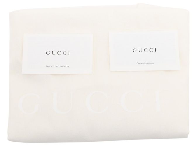 Clutch Gucci in pelle di vitello Jumbo GG nera Nero - vista 8