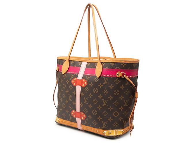 Louis Vuitton Brown Monogram Summer Trunks Neverfull MM Marrom - vista 2