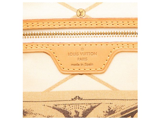 Louis Vuitton Brown Monogram Summer Trunks Neverfull MM Marrom - vista 5