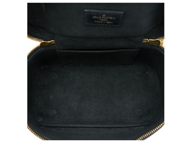 Louis Vuitton Black Monogram Game On Vanity Case PM Nero - vista 4
