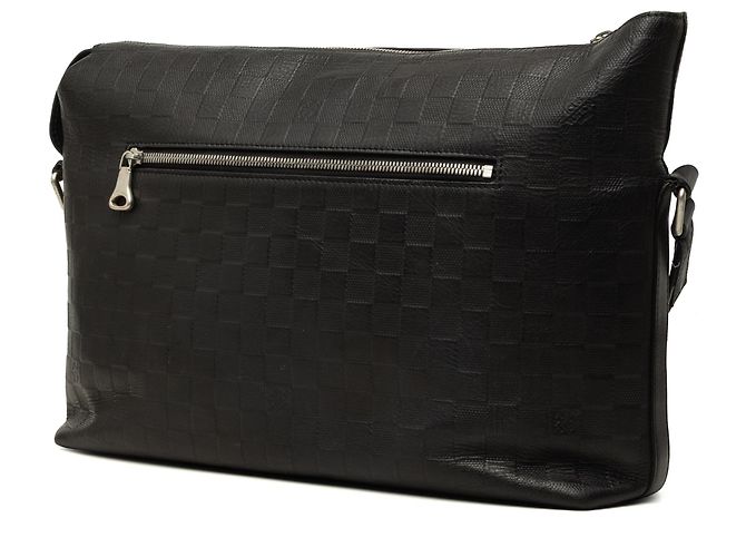 Louis Vuitton Black Damier Infini Discovery Messenger MM Nero - vista 2