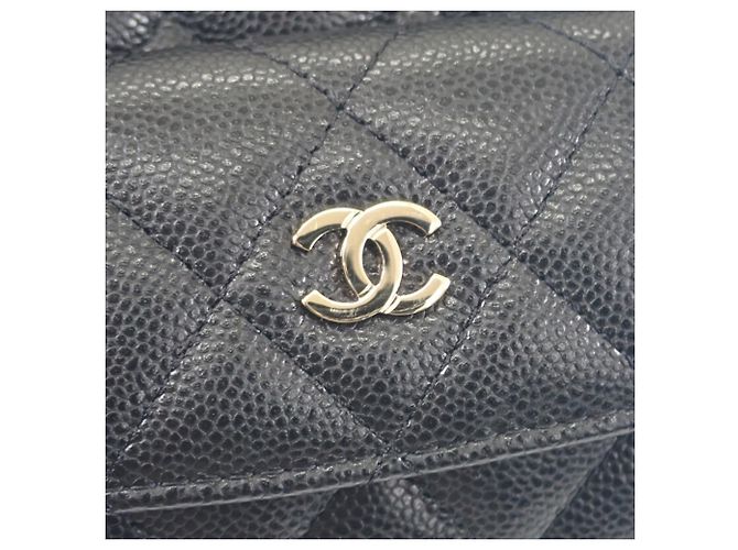 Chanel Mini CC gesteppter Caviar Rucksack Schwarz - Ansicht 10