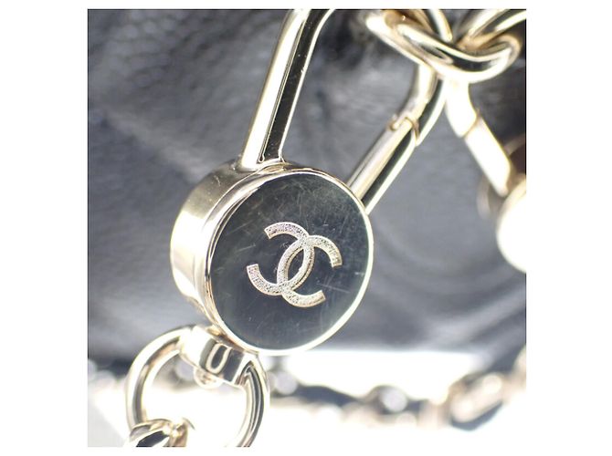Chanel Mini CC gesteppter Caviar Rucksack Schwarz - Ansicht 14