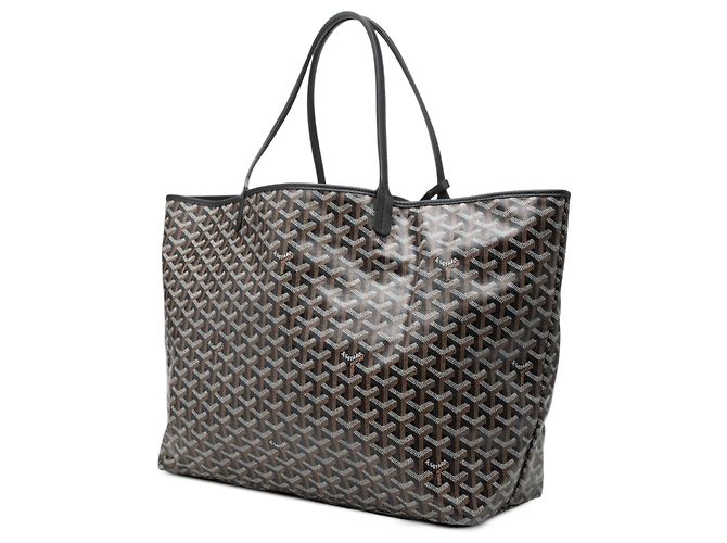 Goyard Black Goyardine Saint Louis GM Nero - vista 2