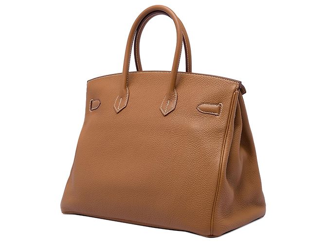 Hermès Brown Togo Birkin Retourne 35 Marrone - vista 2