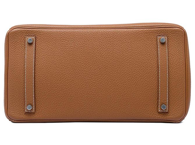 Hermès Brown Togo Birkin Retourne 35 Marrone - vista 3