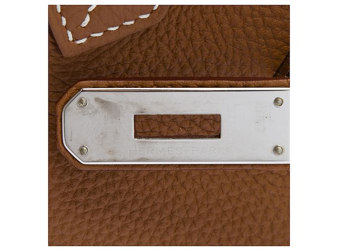 Hermès Brown Togo Birkin Retourne 35 Marrone - vista 5
