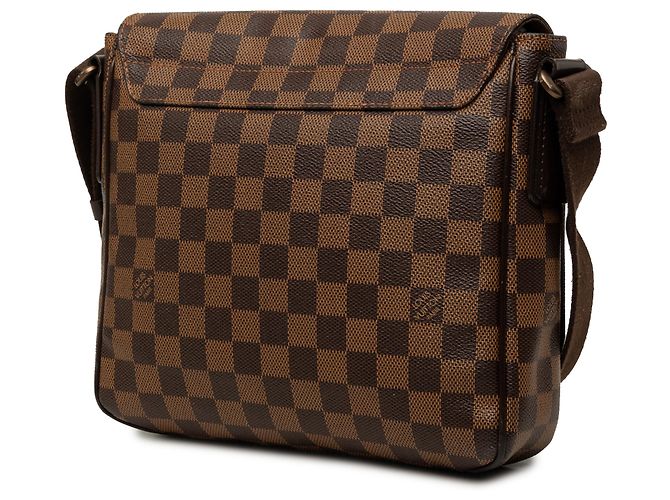 Louis Vuitton Brown Damier Ebene District PM Marrone - vista 2