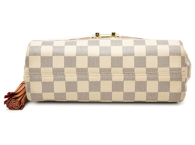 Louis Vuitton White Damier Azur Croisette Weiß - Ansicht 3