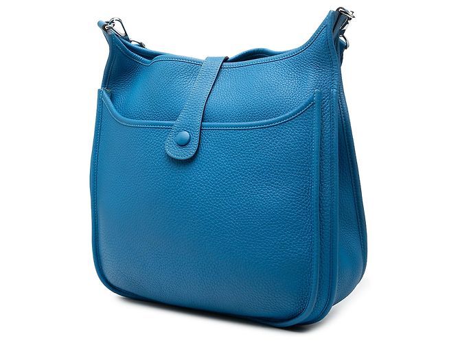 Evelyne Hermès Blue Clemence Evelyn III GM - vista 2