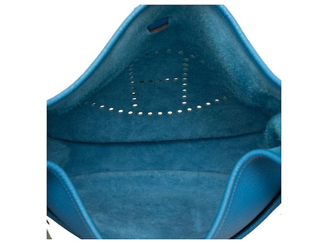 Evelyne Hermès Blue Clemence Evelyn III GM - vista 4