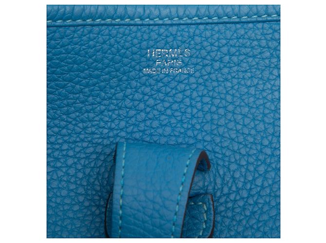 Evelyne Hermès Blue Clemence Evelyn III GM - vista 5