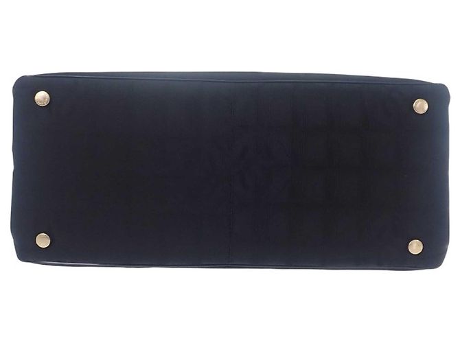 Borsa Tote Chanel Black New Travel Line Nylon Nero - vista 3