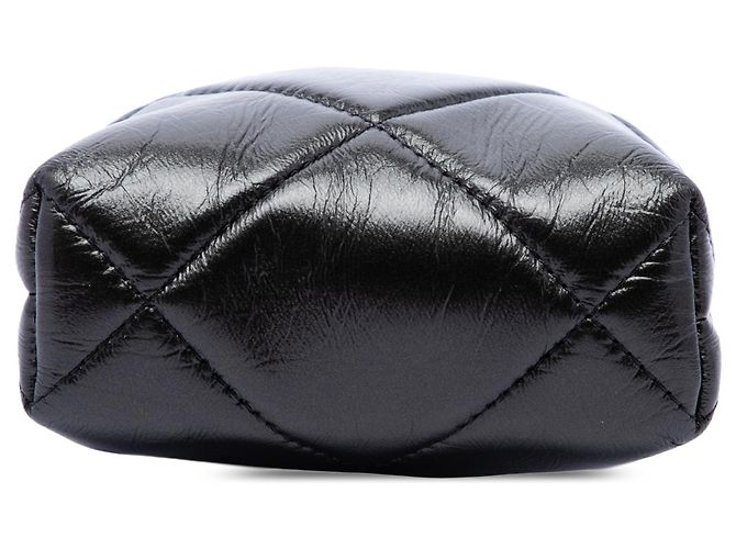 Clutch Chanel Black Small CC Quilted Lambskin Kisslock Frame Clutch Nero - vista 3