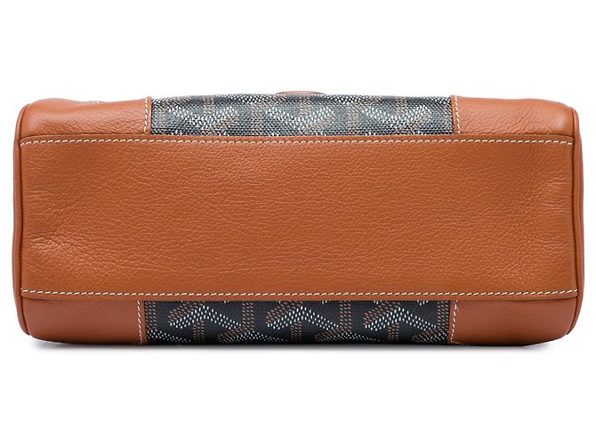 Goyard Brown Mini Goyardine Saigon Souple Marrone - vista 3