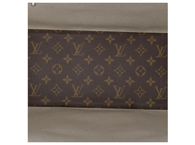 Louis Vuitton Brown Monogram Macassar Weekend Tote GM Braun - Ansicht 4