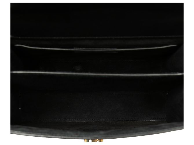 Autre Marque Borsa Cassandra Top Handle Medium in tela nera Saint Laurent Nero - vista 4