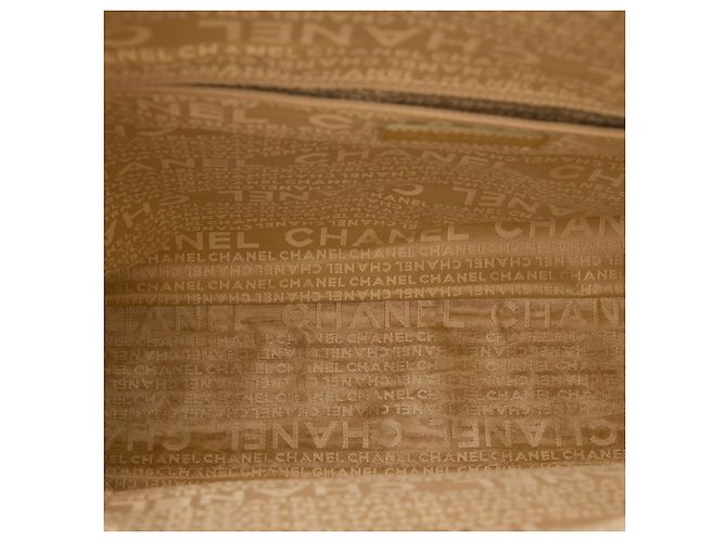 Borsa Tote Verticale Chanel Black CC Canvas Clover Nero - vista 4