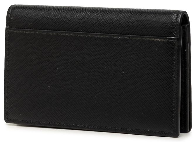 Prada Black Saffiano Kartenetui Schwarz - Ansicht 2