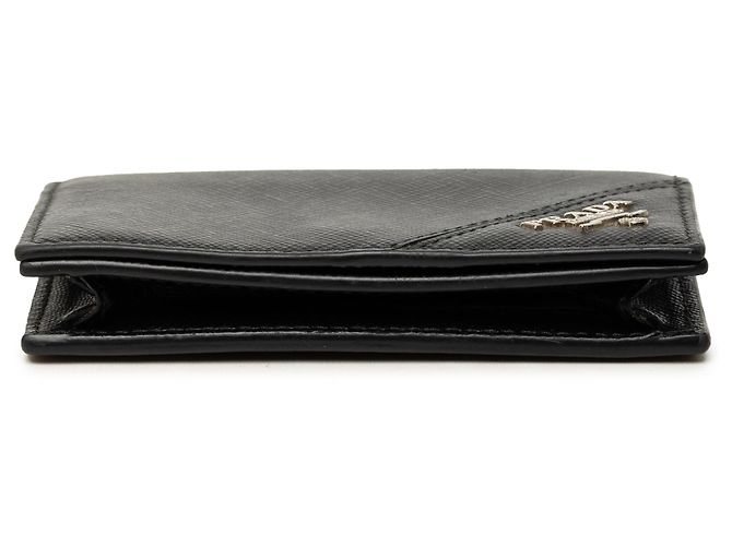 Prada Black Saffiano Kartenetui Schwarz - Ansicht 3