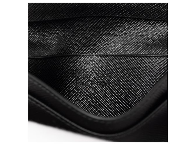 Prada Black Saffiano Kartenetui Schwarz - Ansicht 6