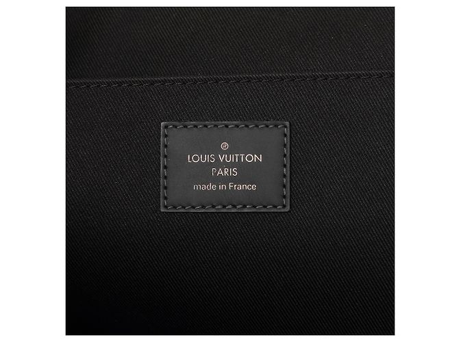 Louis Vuitton Black Damier Cobalt Camouflage Pochette Jour GM Nero - vista 5