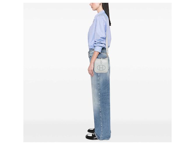 Hermès Blue Clemence Evelyne I 16 Amazone Blu chiaro - vista 6
