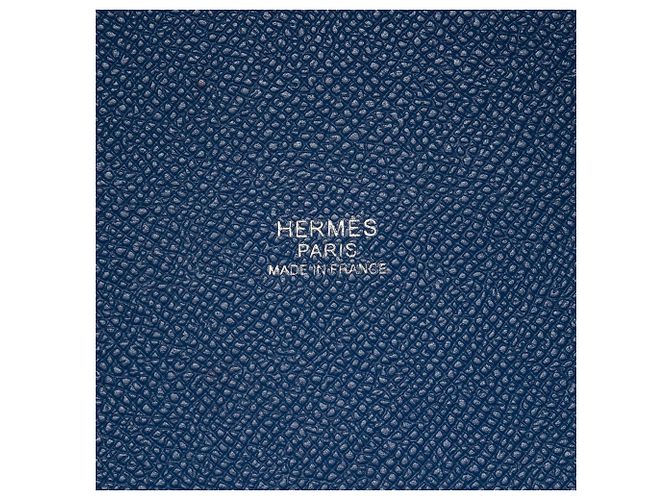 Hermès Blue Epsom Tressage Picotin Lock 22 - vista 5