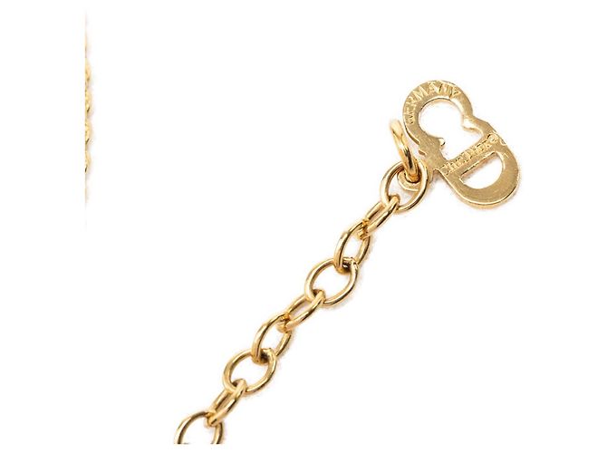 Autre Marque Collana con pendente Dior Gold placcata in oro logo CD D'oro - vista 5
