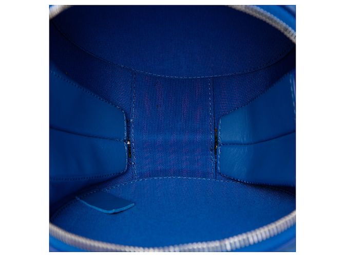 Borsa Chanel Blue CC Patent Round As Earth Bag - vista 4
