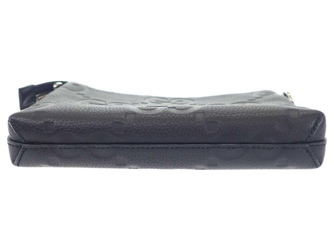 Borsa a tracolla Gucci in pelle di vitello embossed Jumbo GG, nera, piccola Nero - vista 4