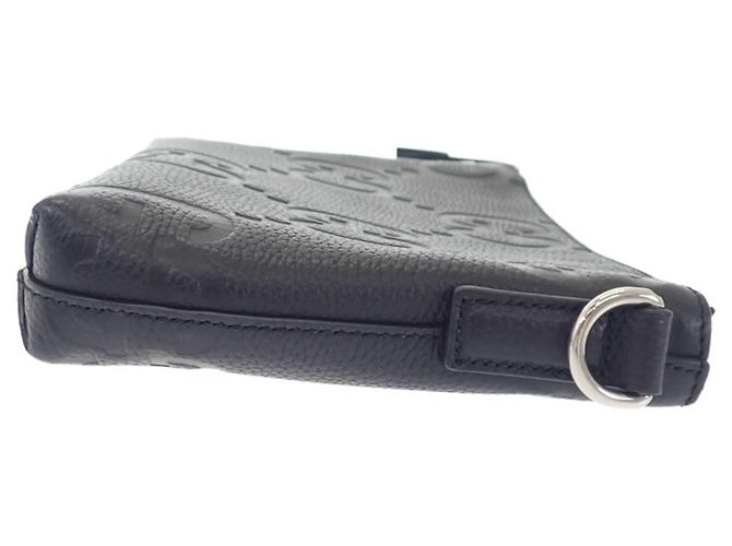 Borsa a tracolla Gucci in pelle di vitello embossed Jumbo GG, nera, piccola Nero - vista 7