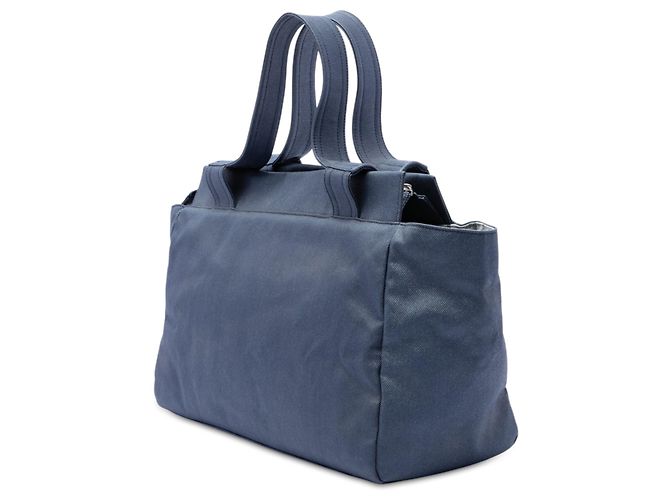 Chanel Blue CC Denim Disc Tote Blau - Ansicht 2