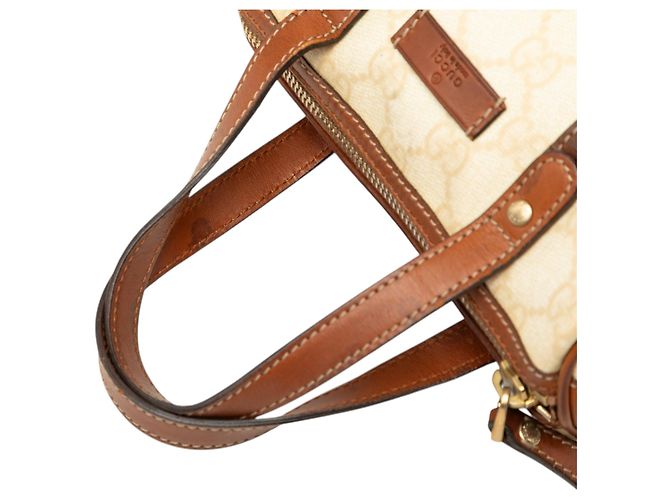 Bolso Boston Gucci White Mini GG Supreme Joy Blanco - Ansicht 6