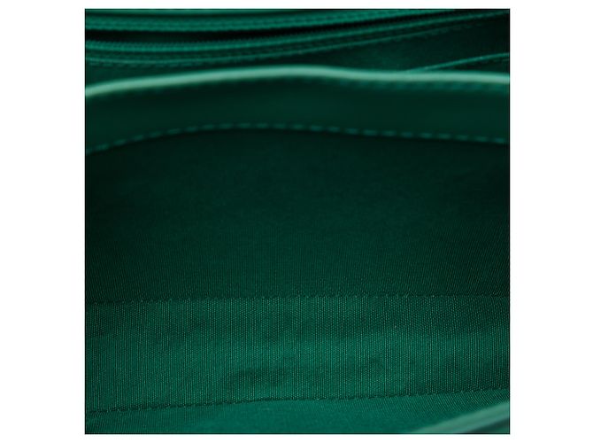 Chanel Green Medium Calfskin Braided Chic Flap Verde - vista 4