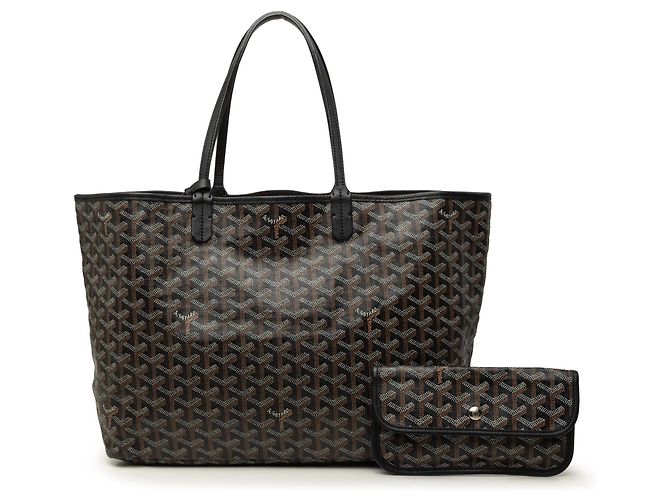 Goyard Black Goyardine Saint Louis PM Nero - vista 7