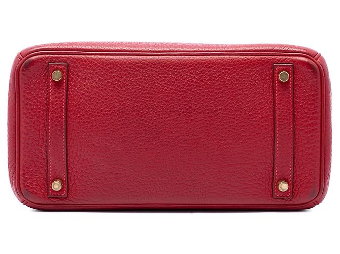 Hermès Red Clemence Birkin Retourne 30 Roja - vista 3