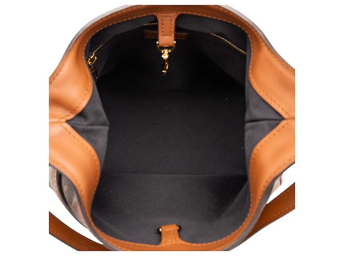 Louis Vuitton Brown Monogram Reverse Dauphine Hobo PM Castaño - vista 4