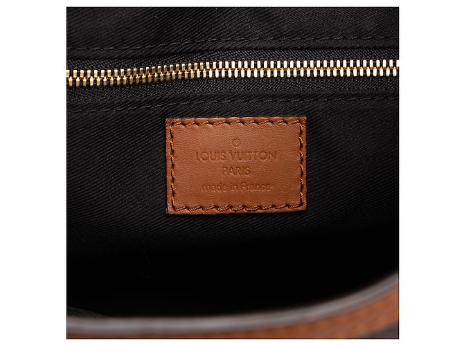 Louis Vuitton Brown Monogram Reverse Dauphine Hobo PM Castaño - vista 5
