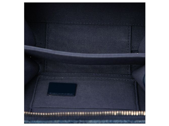Borsa Camera in denim stampato Blue CC di Chanel - vista 4