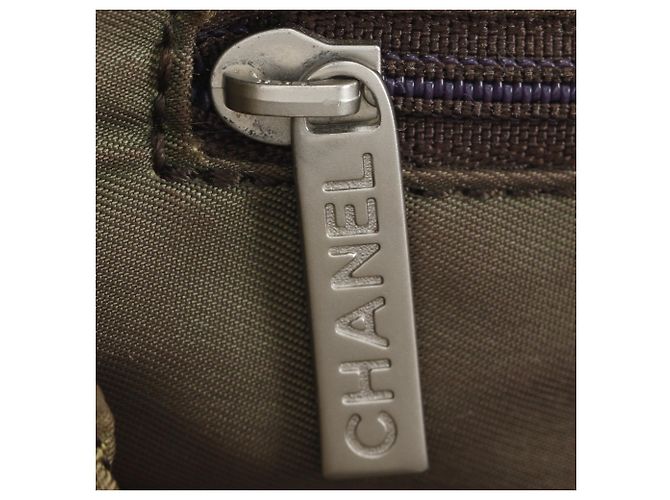Sac Tote Chanel New Travel Line Khaki Kaki - vue 13