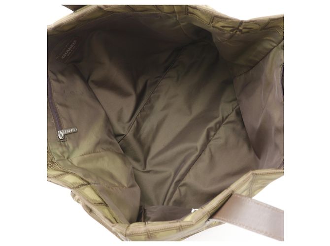 Sac Tote Chanel New Travel Line Khaki Kaki - vue 6