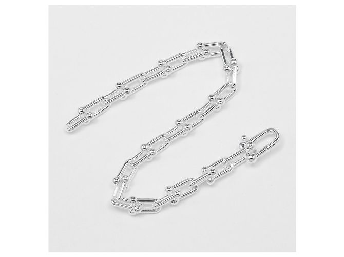 Autre Marque Bracciale Tiffany HardWear a maglie piccole Argento - vista 8